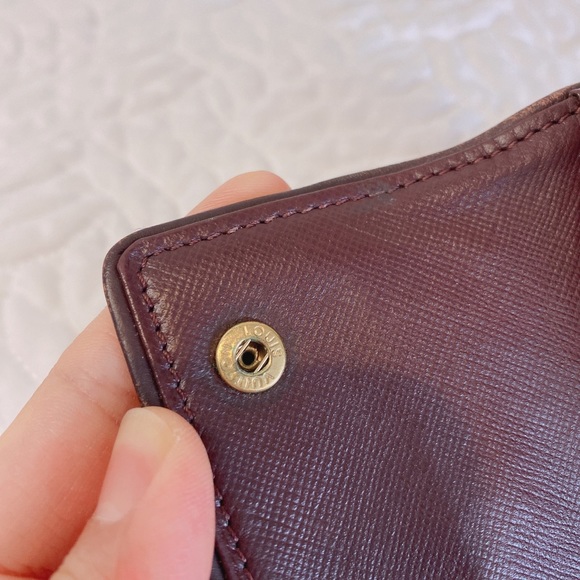 Authentic Louis Vuitton Cherry Monogram Mini Lin Canvas Compact Wallet - Picture 7 of 16